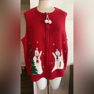 Vintage Christmas Vest